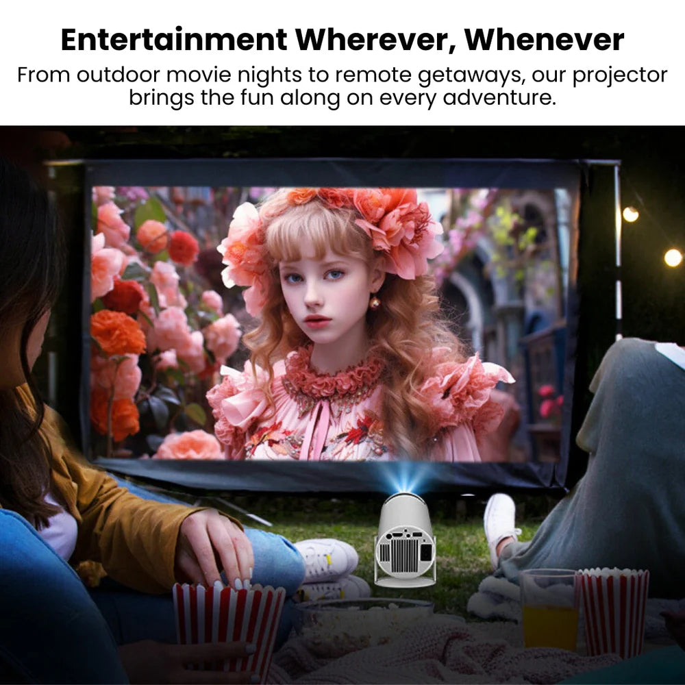Zenith: Portable WiFi-Enabled HD Smart Projector with 4K