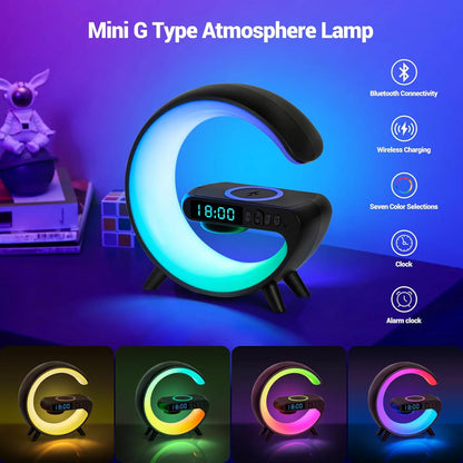 GoobleMini: G-Shaped RGB Atmosphere Lamp with Bluetooth Speaker