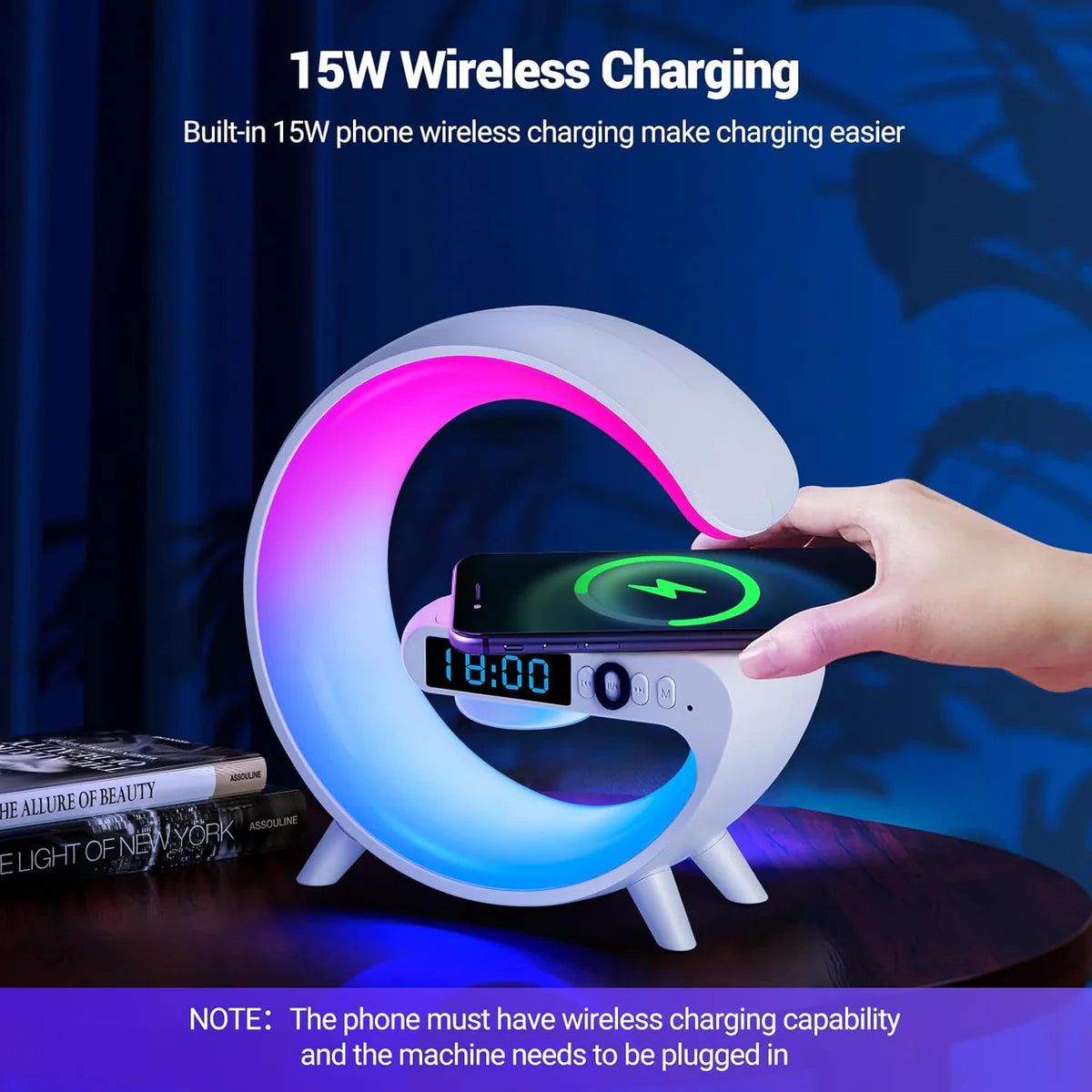 GoobleMini: G-Shaped RGB Atmosphere Lamp with Bluetooth Speaker