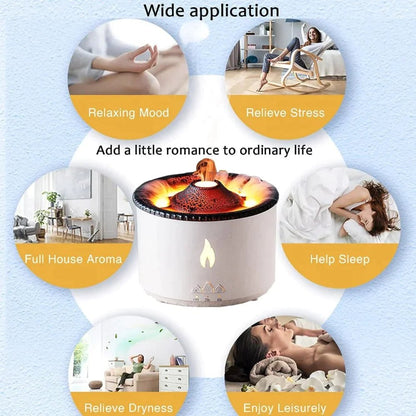 Essence: Enchanting Volcano Humidifier & Aromatherapy Diffuser